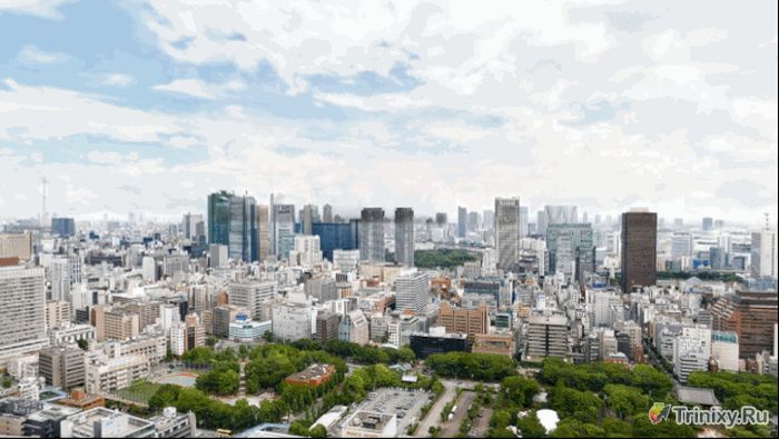 Фотография Токио с разрешением в 600 000 пикселей (34 фото)