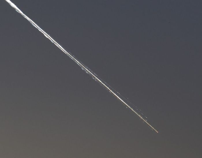 "Метеорит" над Владивостоком оказался частью ракеты "Зенит" (7 фото + видео)