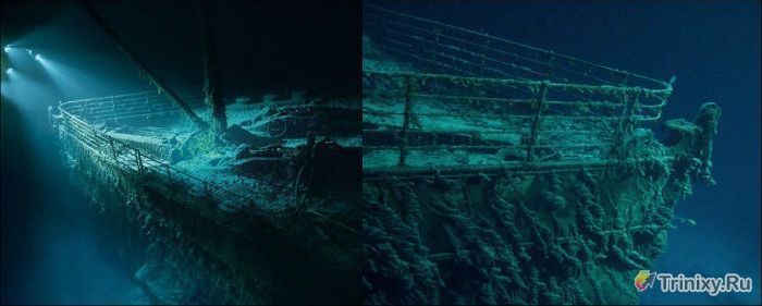 Погружение к затонувшему "Титанику" (42 фото)