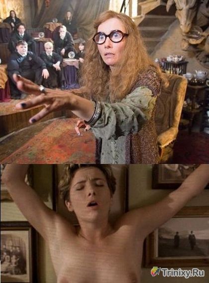 Эротические снимки голых актрис из "Гарри Поттера" (9 фото)