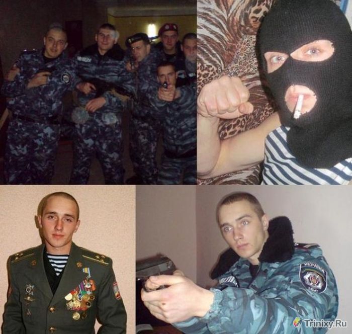 Бойцы элитного подразделения "Беркут" позорятся в соц сетях (27 фото)