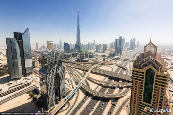Головокружительная прогулка по крышам небоскребов Дубая (56 фото)