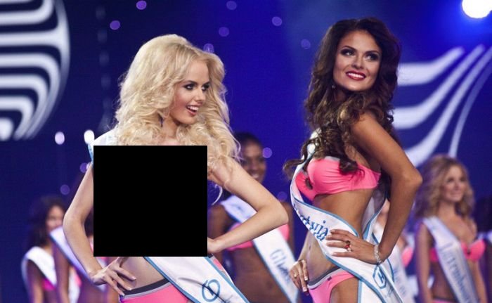 Претендентка на корону "Мисс пластмассовая грудь 2013" (7 фото)
