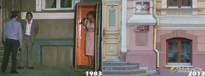 Места, в которых снимались "Белые росы" в стиле "тогда и сейчас" (20 фото)