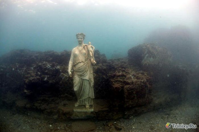 Факты о древних городах, которые оказались на дне океана (45 фото)