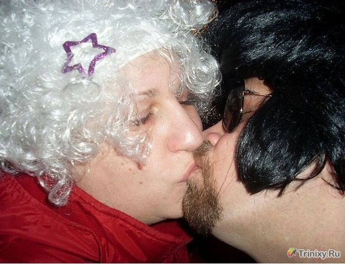 Самые отвратительные поцелуи (30 фото)