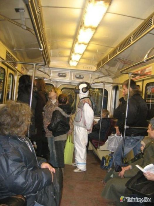 Фрики в общественном транспорте (54 фото)
