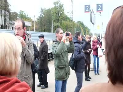 Ад на железнодорожной станции Химки (13.1 мб)
