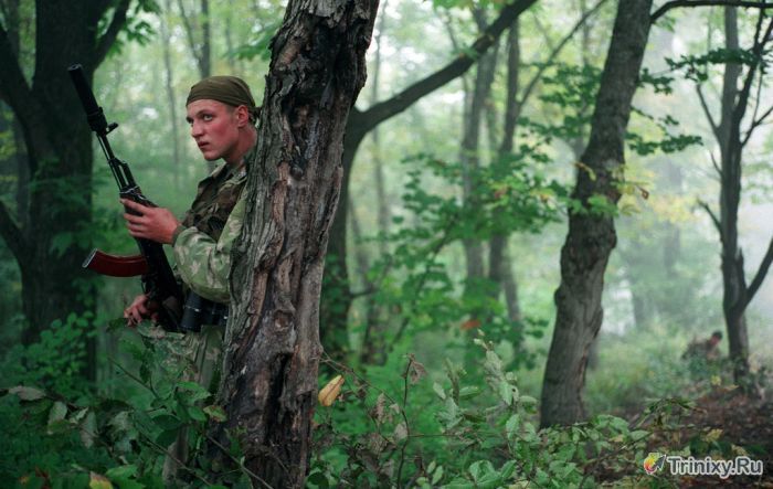 Будни русского спецназа в Чечне (23 фото)
