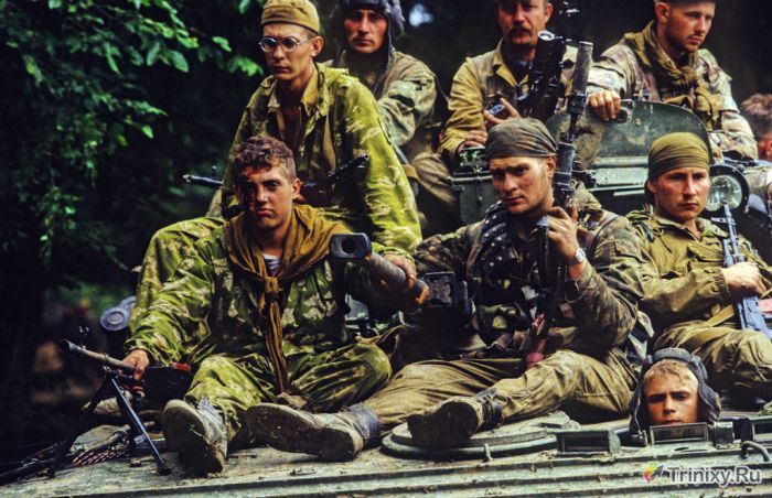Будни русского спецназа в Чечне (23 фото)