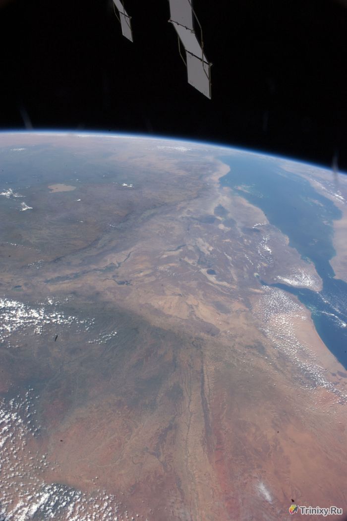 Реальное изображение земли из космоса