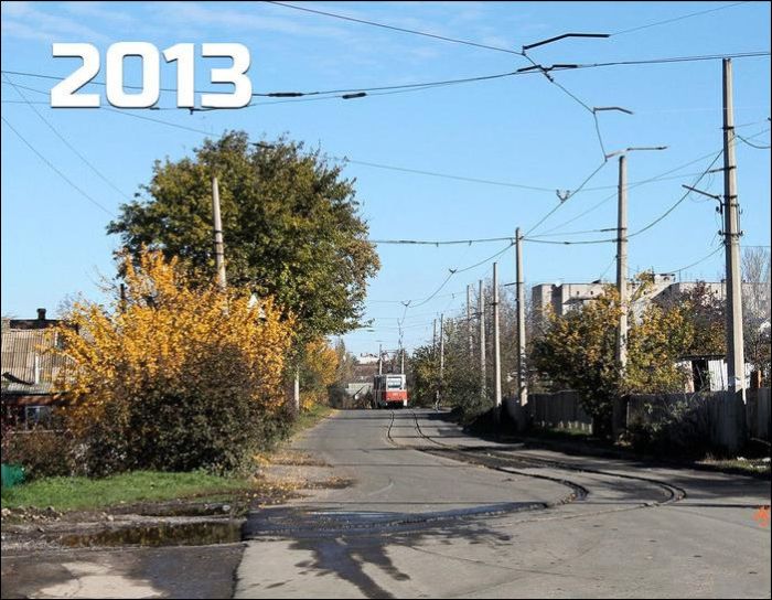 "Нечетный" украинский трамвай (3 фото)
