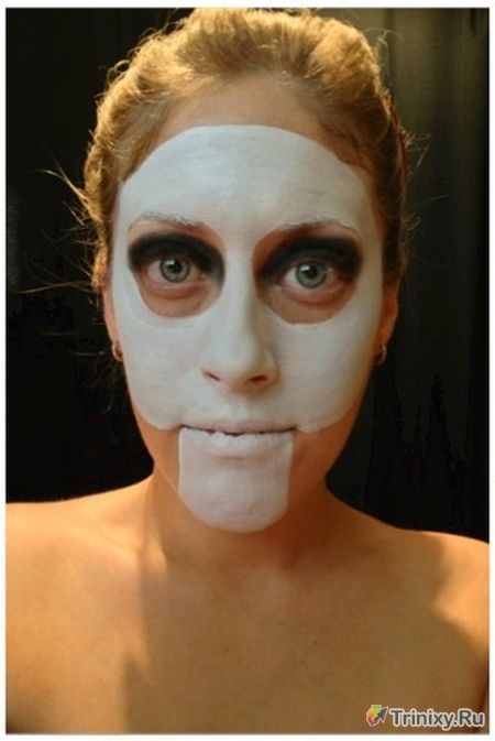 Пугающий макияж на вечеринку хэллоуина (7 фото)