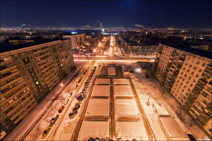 Фотопрогулка по крышам Нижнего Новгорода (40 фото)