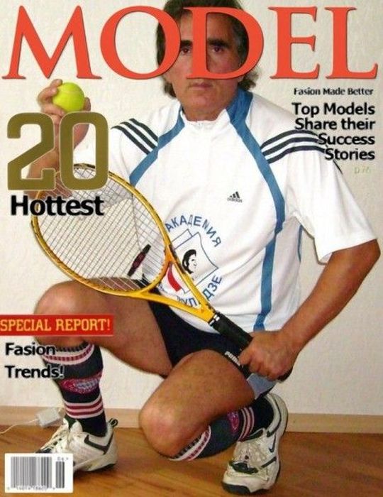 Мастер пикапа - инструктор по теннису Заури (30 фото)