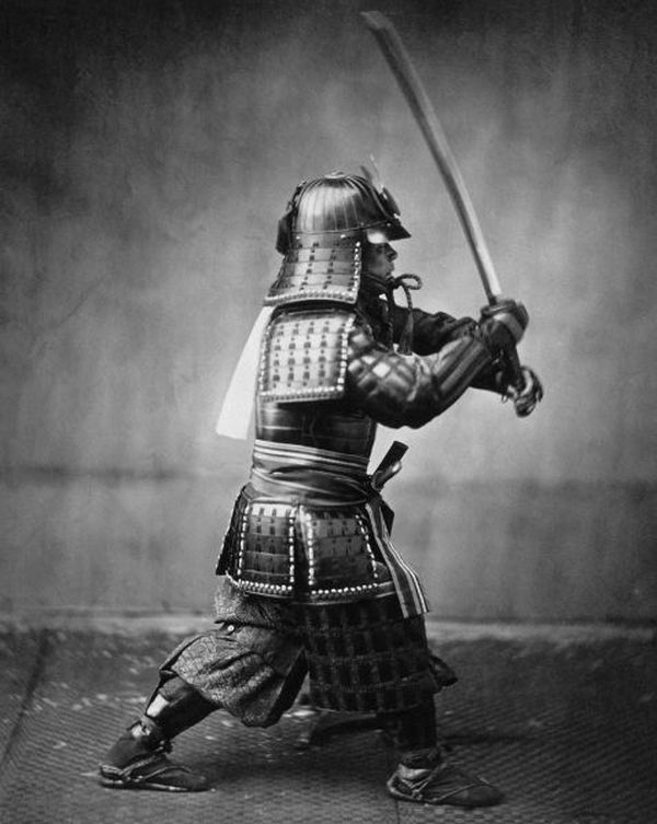 Аутентичные снимки японских самураев (38 фото)
