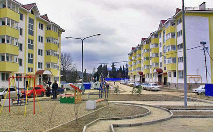 Олимпийское строительство в Сочи (98 фото)