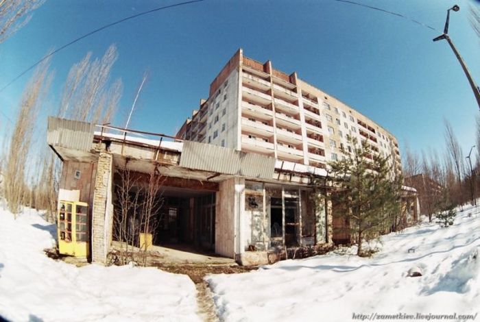 Зимняя фотопрогулка по Чернобыльской Зоне отчуждения (44 фото)