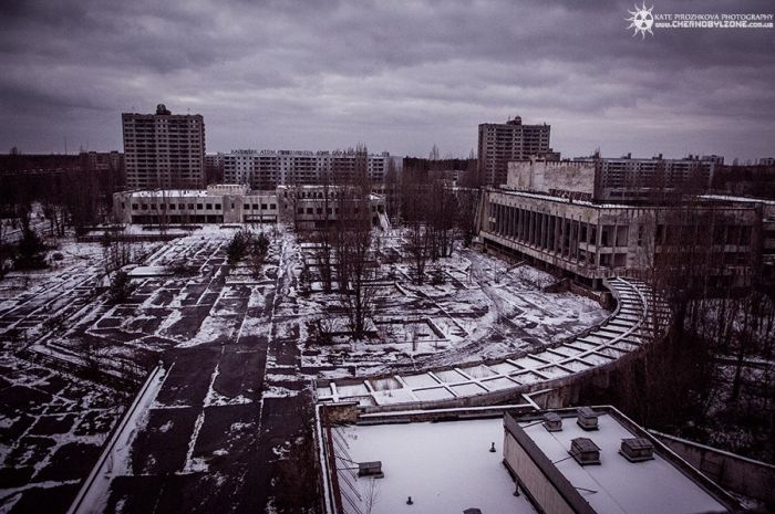Зимняя фотопрогулка по Чернобыльской Зоне отчуждения (44 фото)