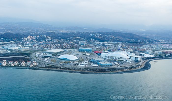 Олимпийские объекты с высоты птичьего полета (21 фото)