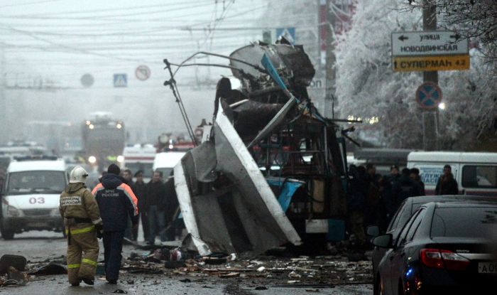 Второй теракт в Волгограде: взрыв бомбы в троллейбусе (17 фото + видео)