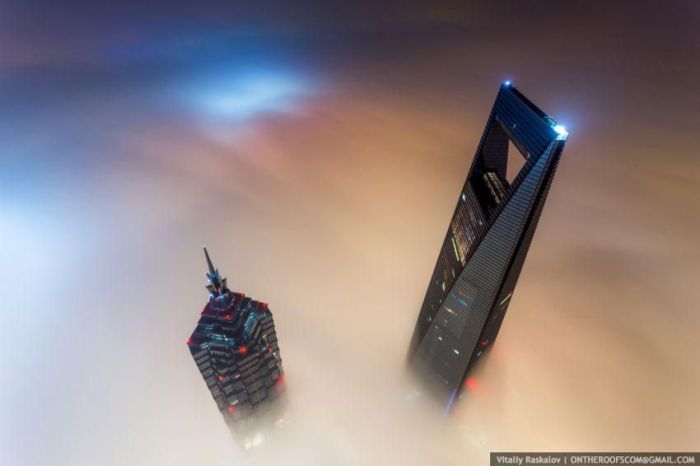 Покорение 650-метровой Шанхайской башни (13 фото + видео)