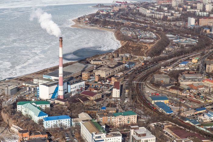 Владивосток с высоты птичьего полета (40 фото)
