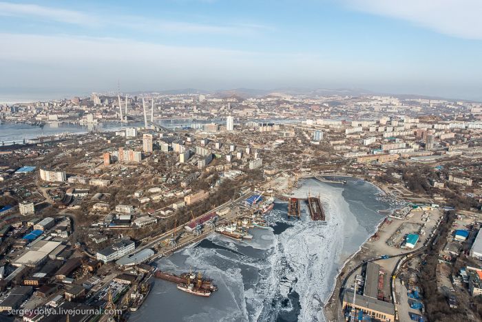 Владивосток с высоты птичьего полета (40 фото)