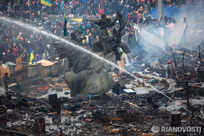 "Война" в Киеве глазами Беркута (16 фото)