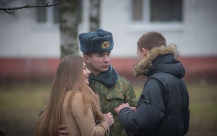 День посещений в российской армии (12 фото)