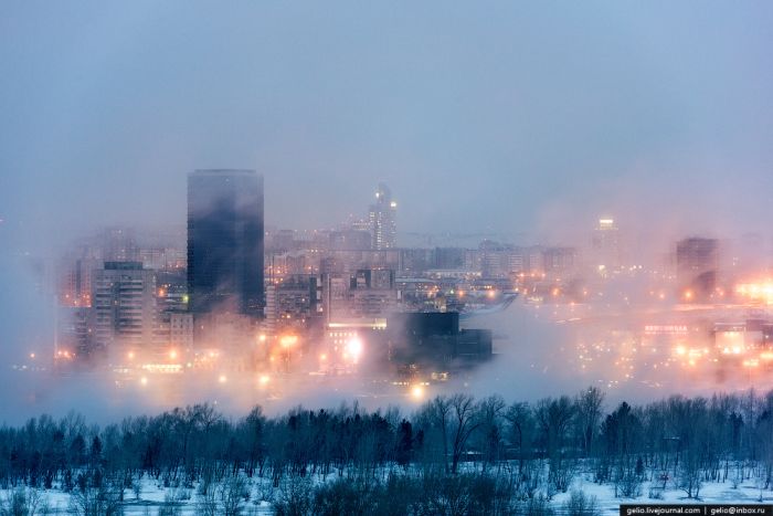 Фотографии из зимнего Красноярска (47 фото)