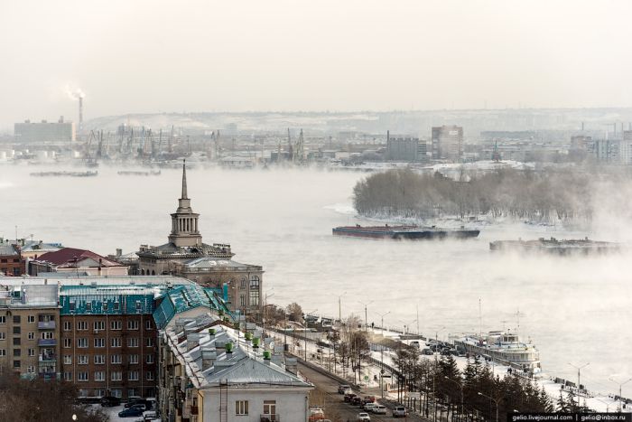 Фотографии из зимнего Красноярска (47 фото)