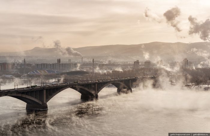 Фотографии из зимнего Красноярска (47 фото)