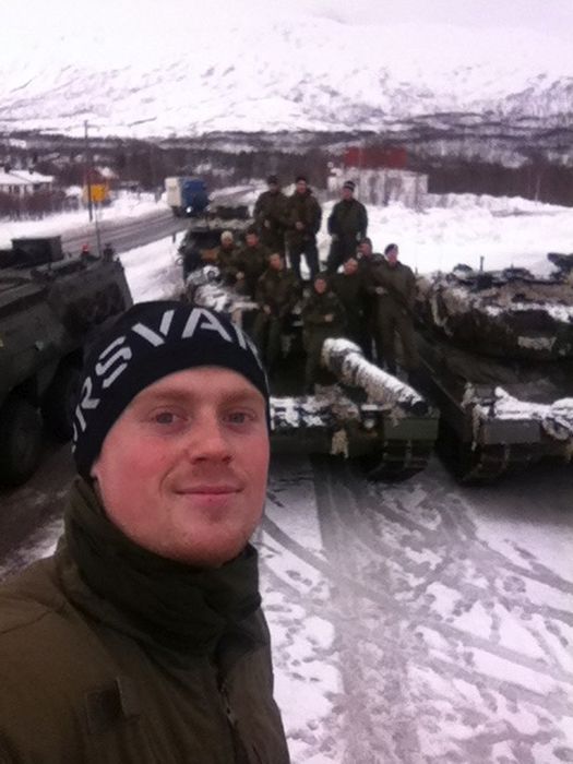 Селфи военных на учениях в Норвегии (50 фото)