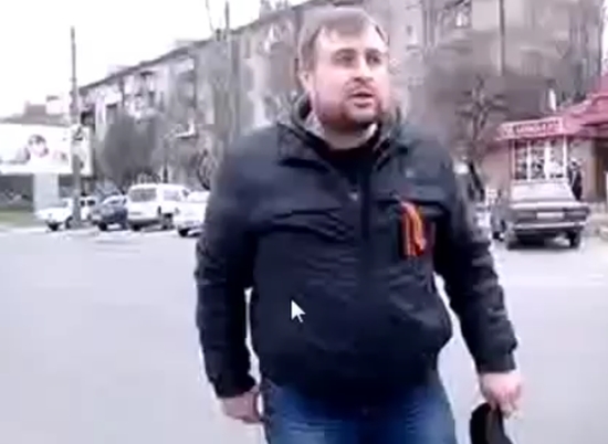Реакция жителя Луганска на митинг майдановцев