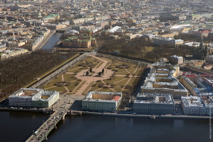 Санкт-Петербург с высоты птичьего полета (32 фото)