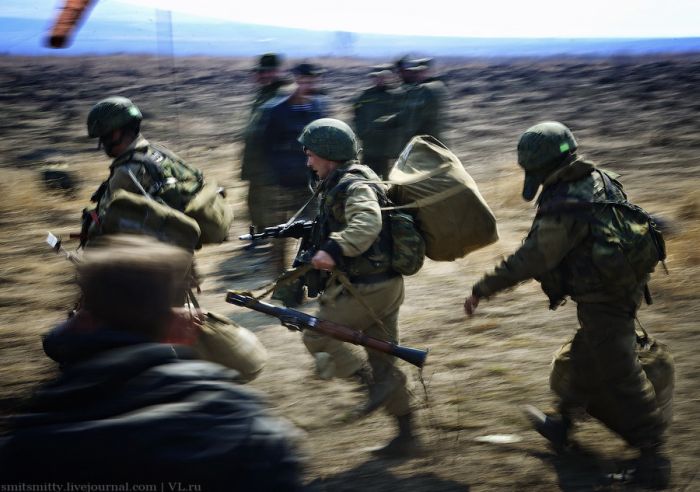 Батальонно - тактическое учение морской пехоты ТОФ в Приморье (29 фото)