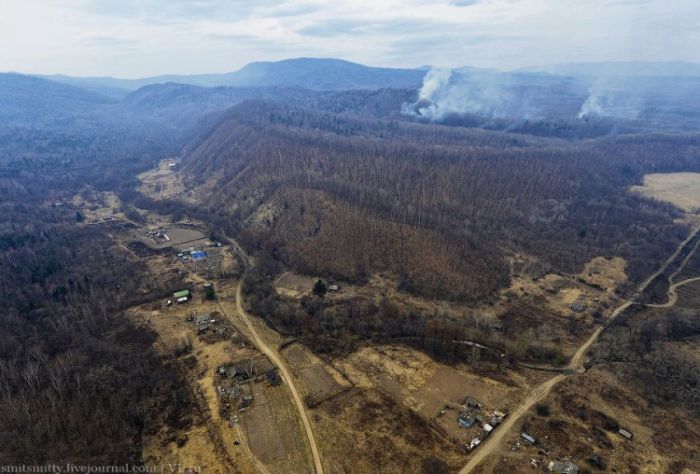 Авиация МЧС устраняет лесные пожары в Приморье (42 фото)