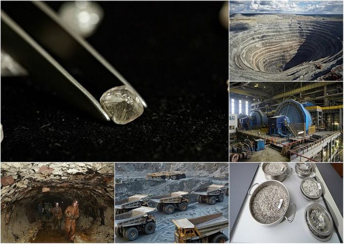 Добыча алмазов в России (20 фото)