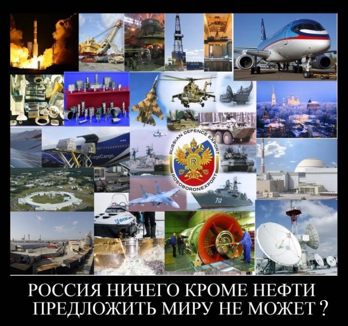 Российский экспорт - это не только нефть и газ (28 фото)