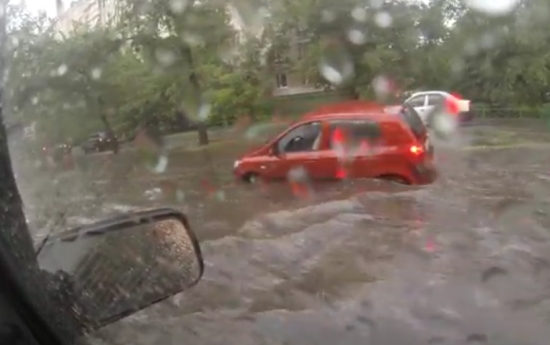 Наводнение в Москве 6 июня