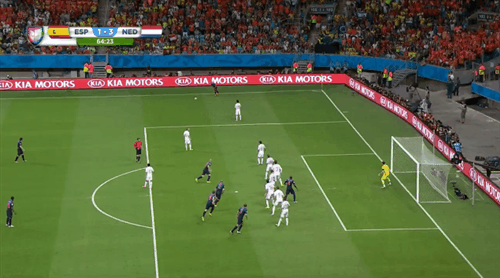 Испания - Голландия - 1:5, все голы матча (5 гифок + видео)