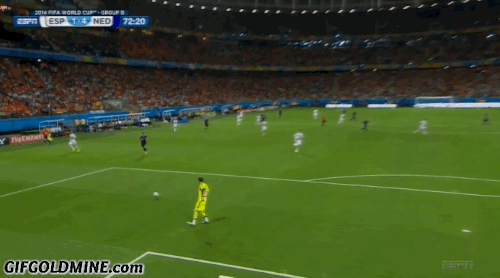 Испания - Голландия - 1:5, все голы матча (5 гифок + видео)
