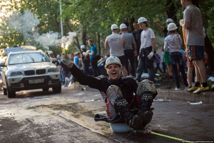 Студенты-бауманцы отрываются в честь выпускного 2014 (39 фото)