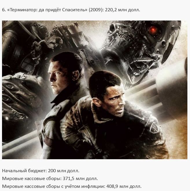 Самые дорогие в истории кинофильмы (30 фото)