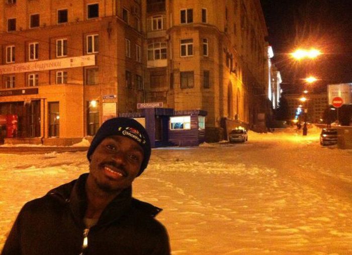 Студент из Африки в России (13 фото)