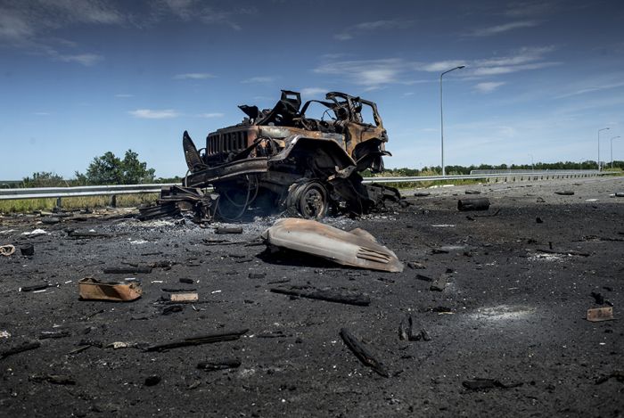 Боевые действия в Донецкой и Луганской области (24 фото)