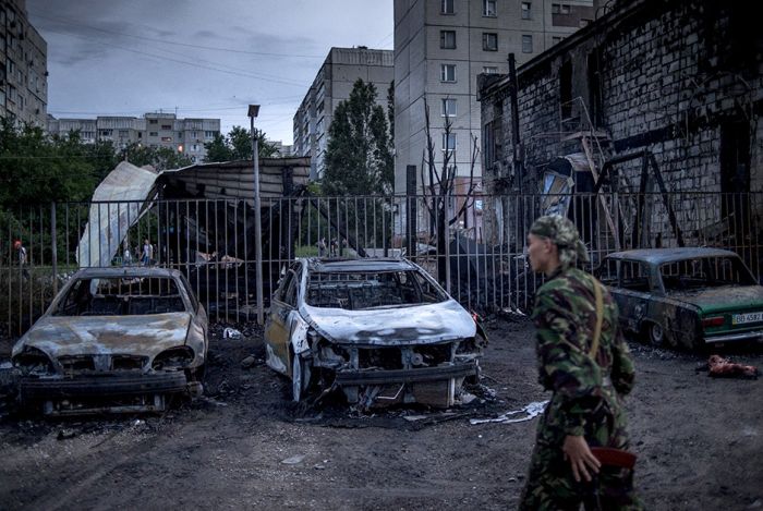 Боевые действия в Донецкой и Луганской области (24 фото)