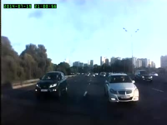 Автомобильная подстава на МКАД