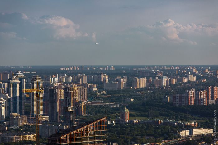 Виды Москвы с башни "Федерация" ММДЦ (16 фото)